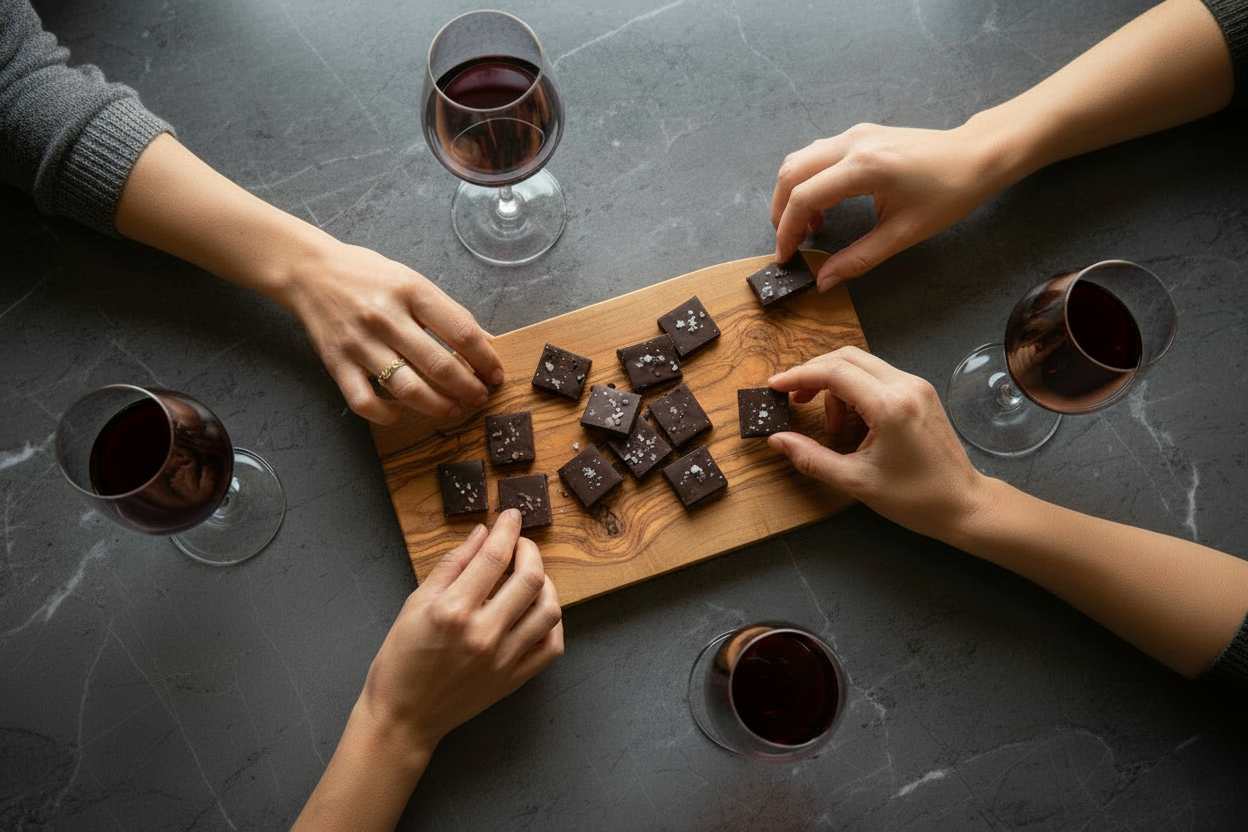 Bridge luxury wine and chocolate experience